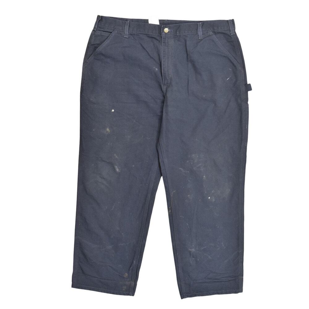 Carhartt Men's Straight Jeans 42x30 Cotton B11 MDT Loose Original Fit STAINED